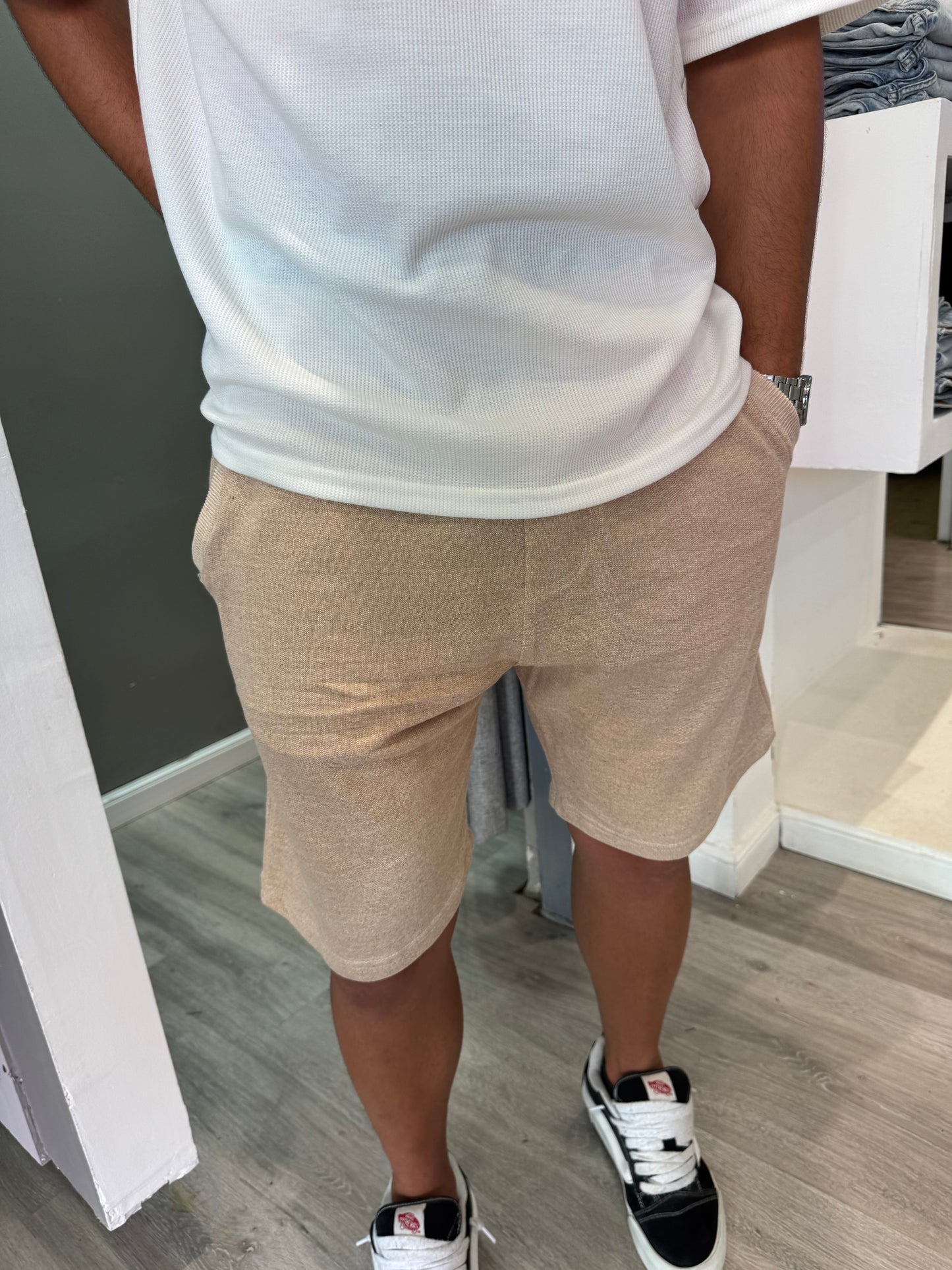 Bermuda Deportiva Tostado