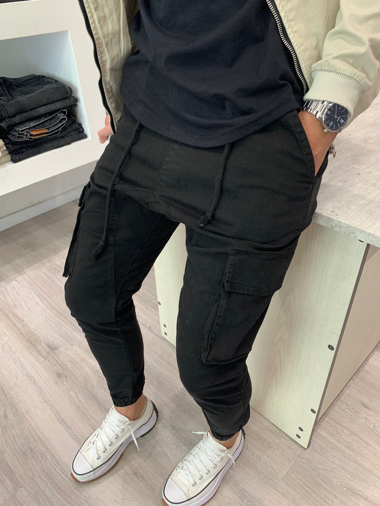 Jogger Cargo Negro