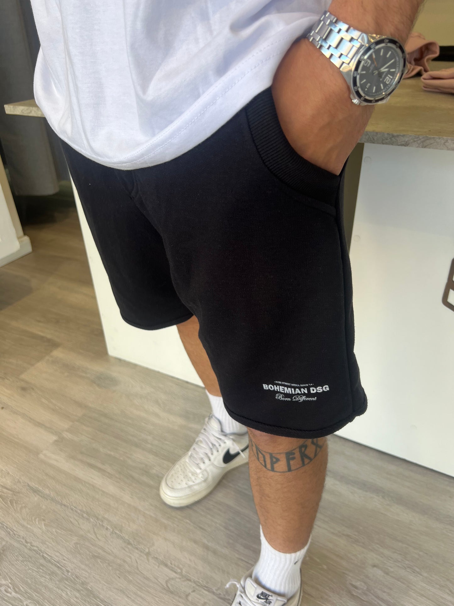 Bermuda Deportiva Negra