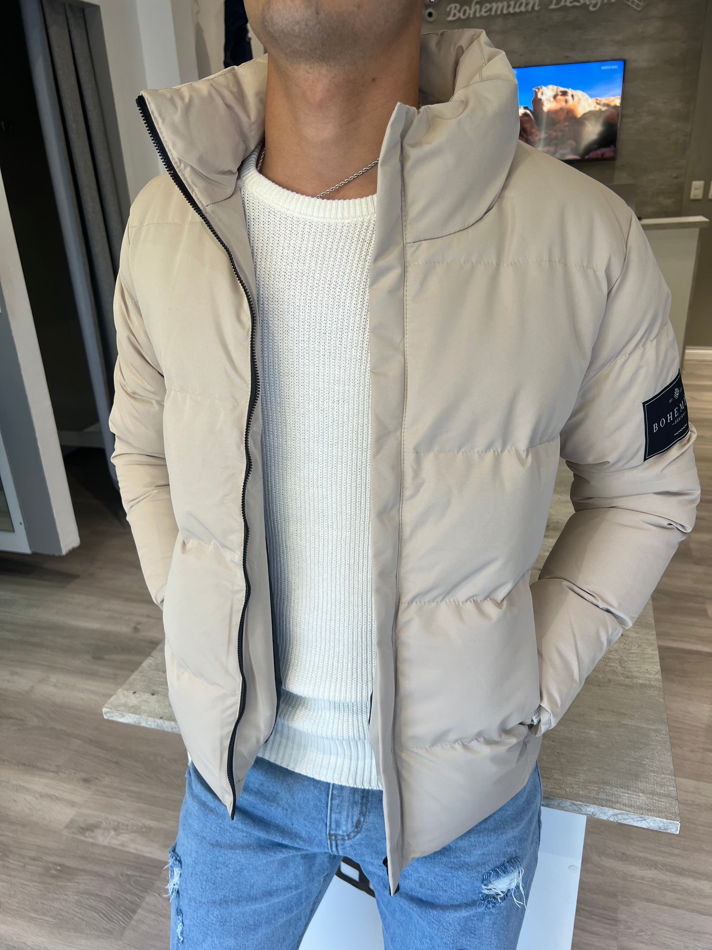 Puffer Beige