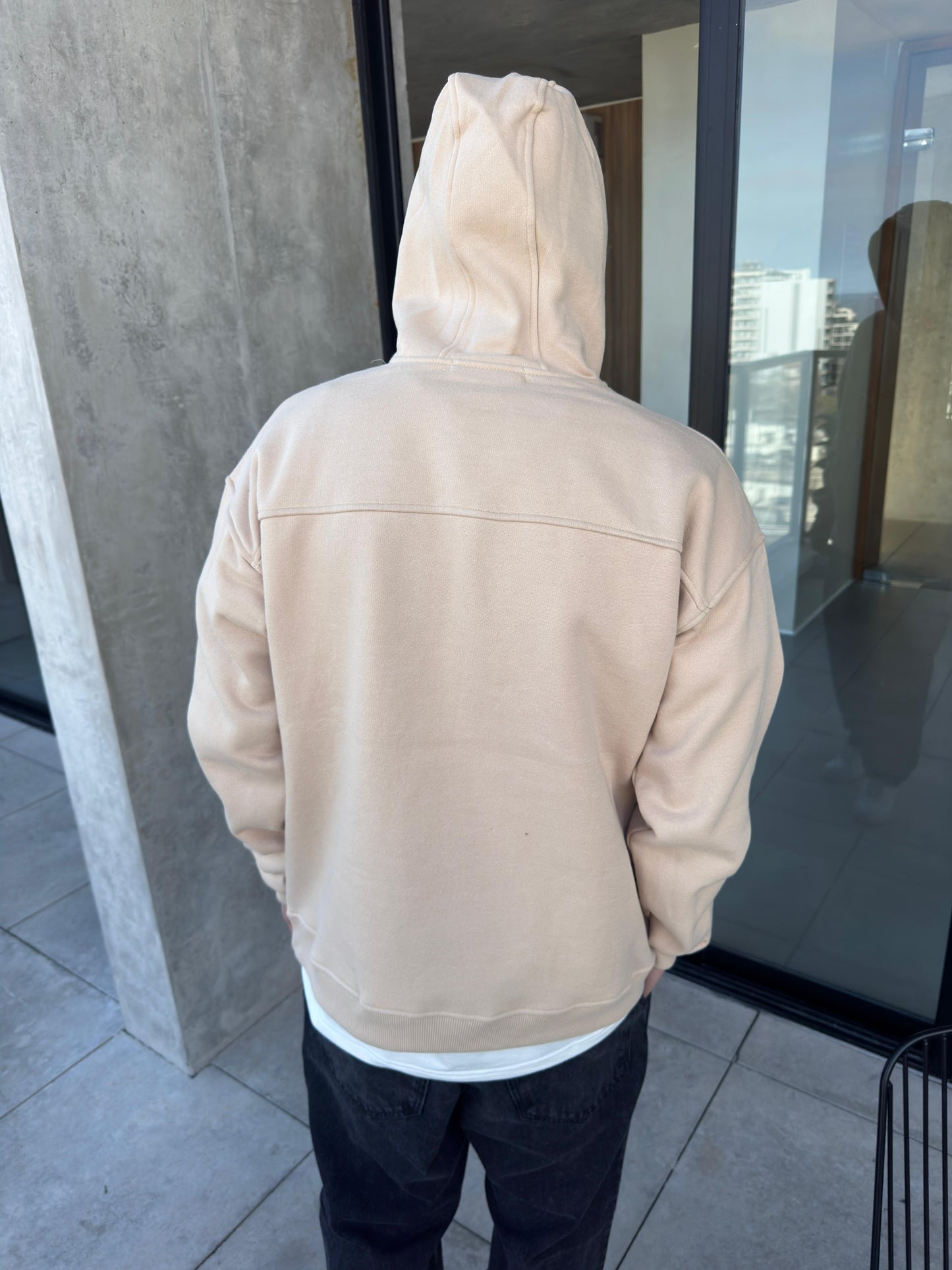 Canguro Bordado Beige