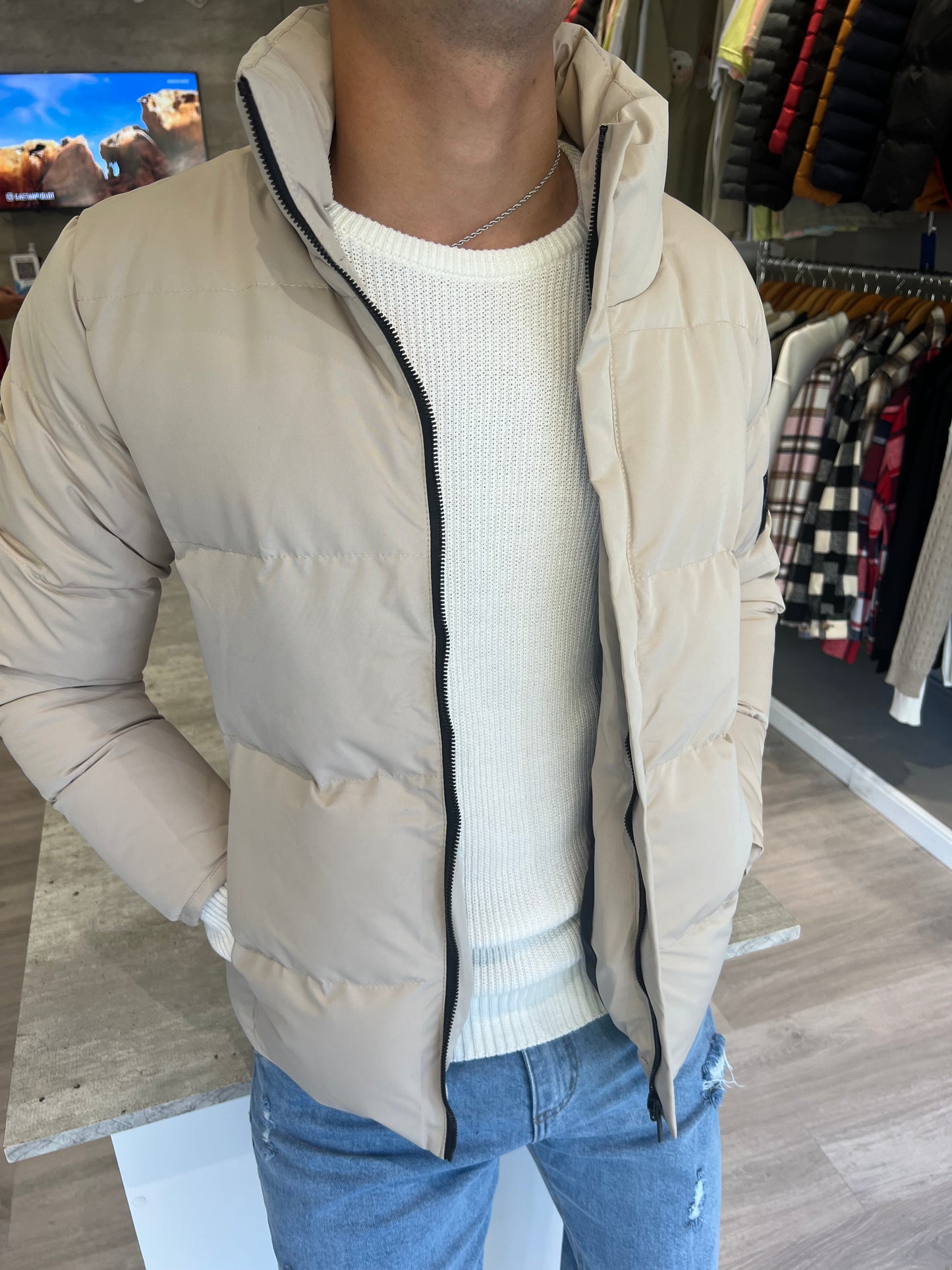 Puffer Beige
