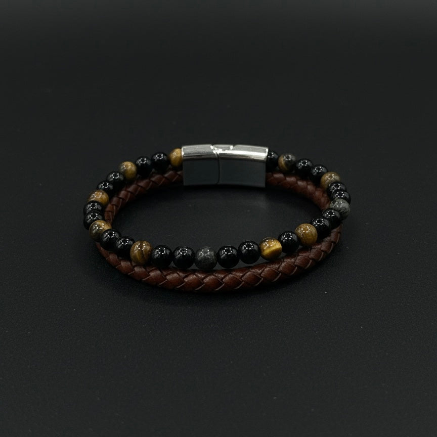 Pulsera doble Brown