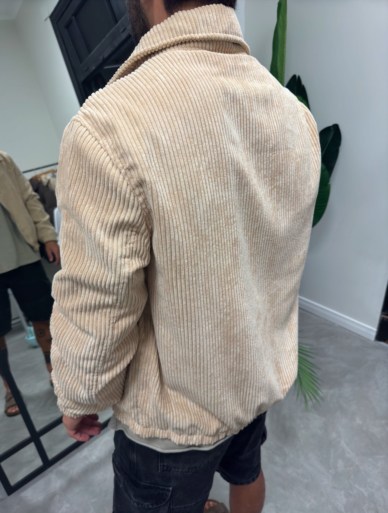 Campera Pana Beige