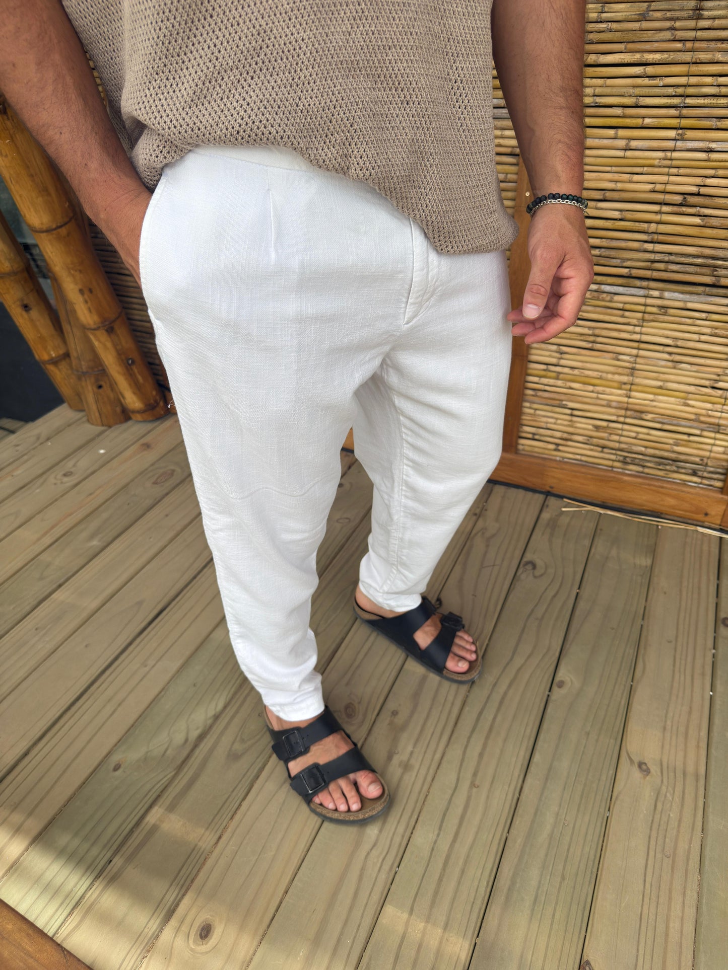 Pantalón Lino White
