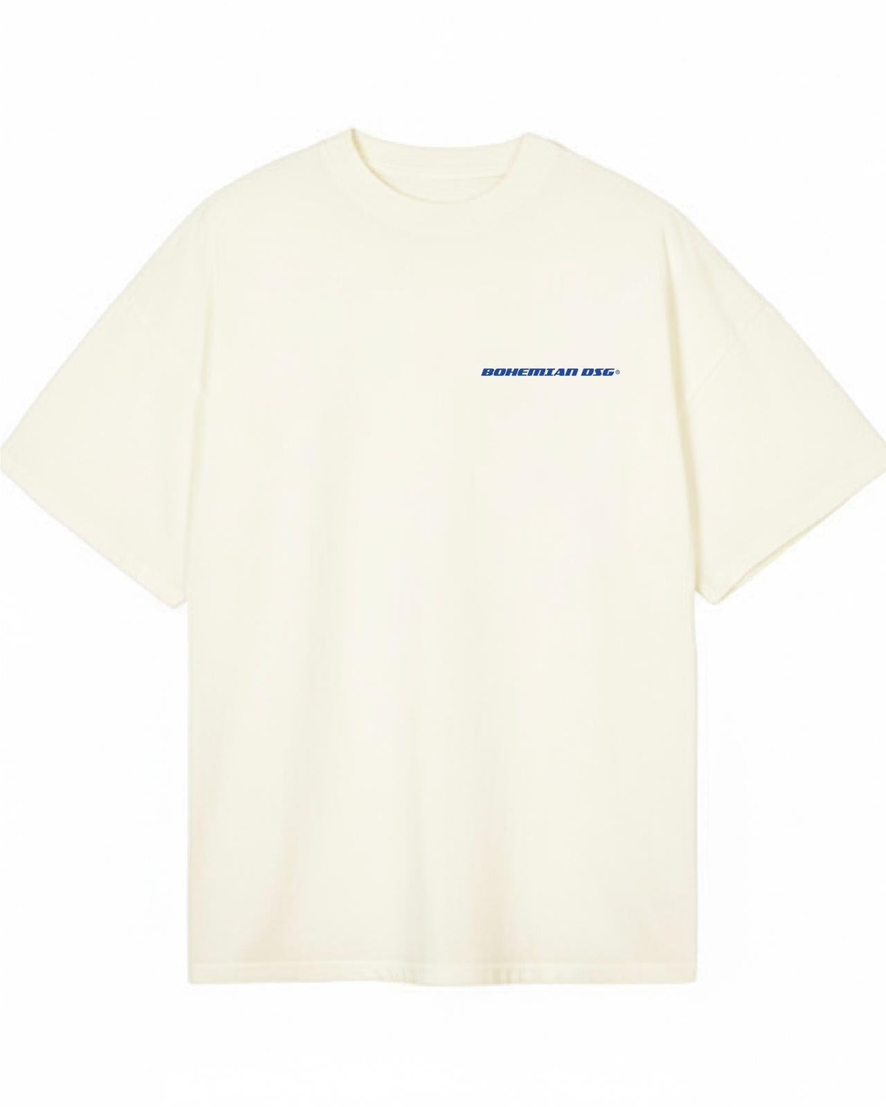 Remera Over BHN Off Blue