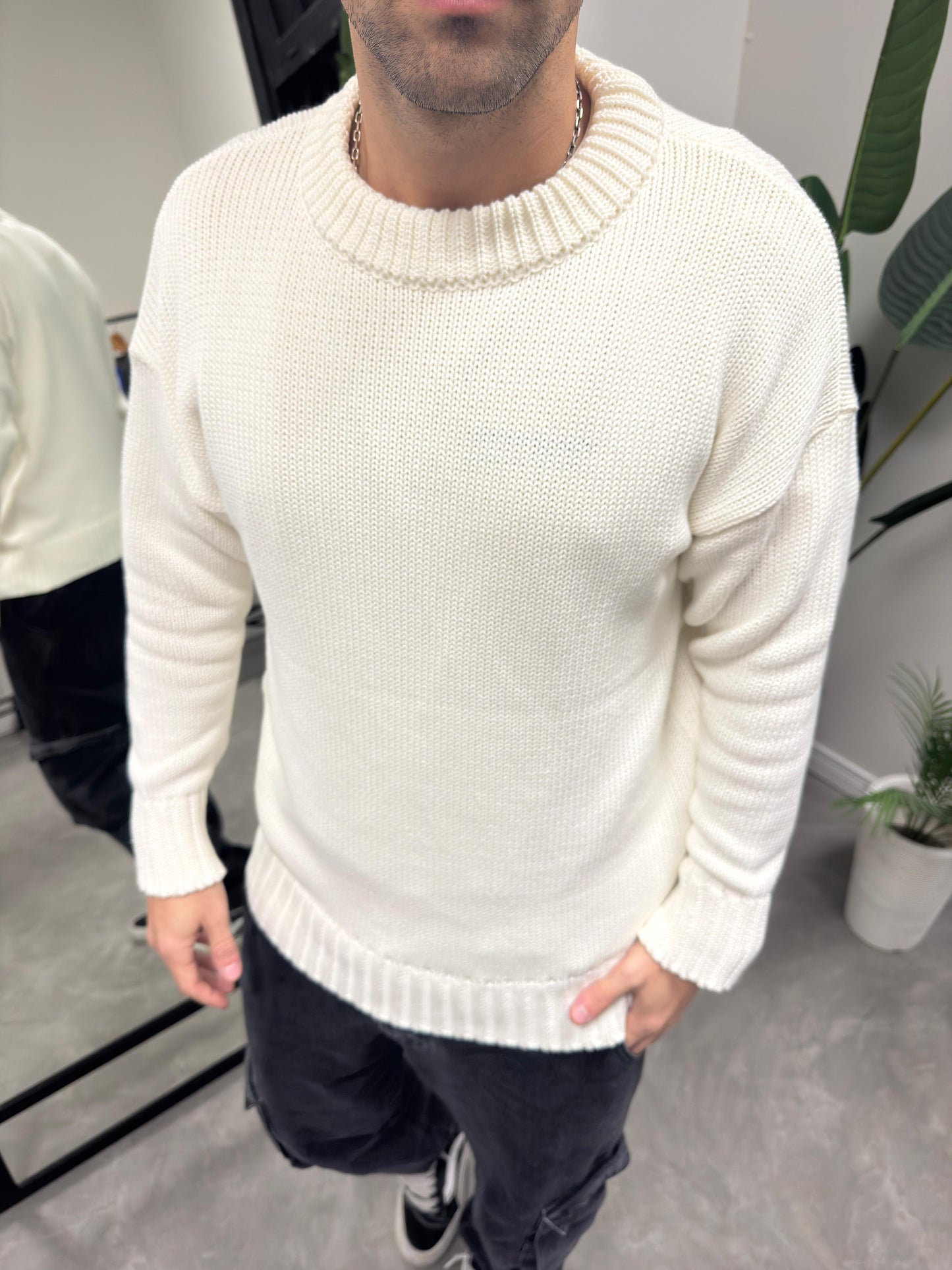 Sweater Hilo Blanco