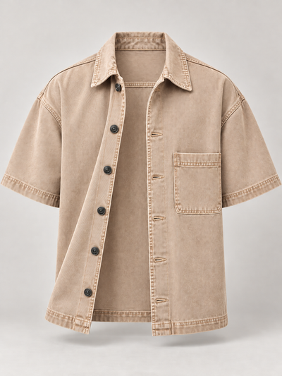 Sobrecamisa Pigmentado Beige