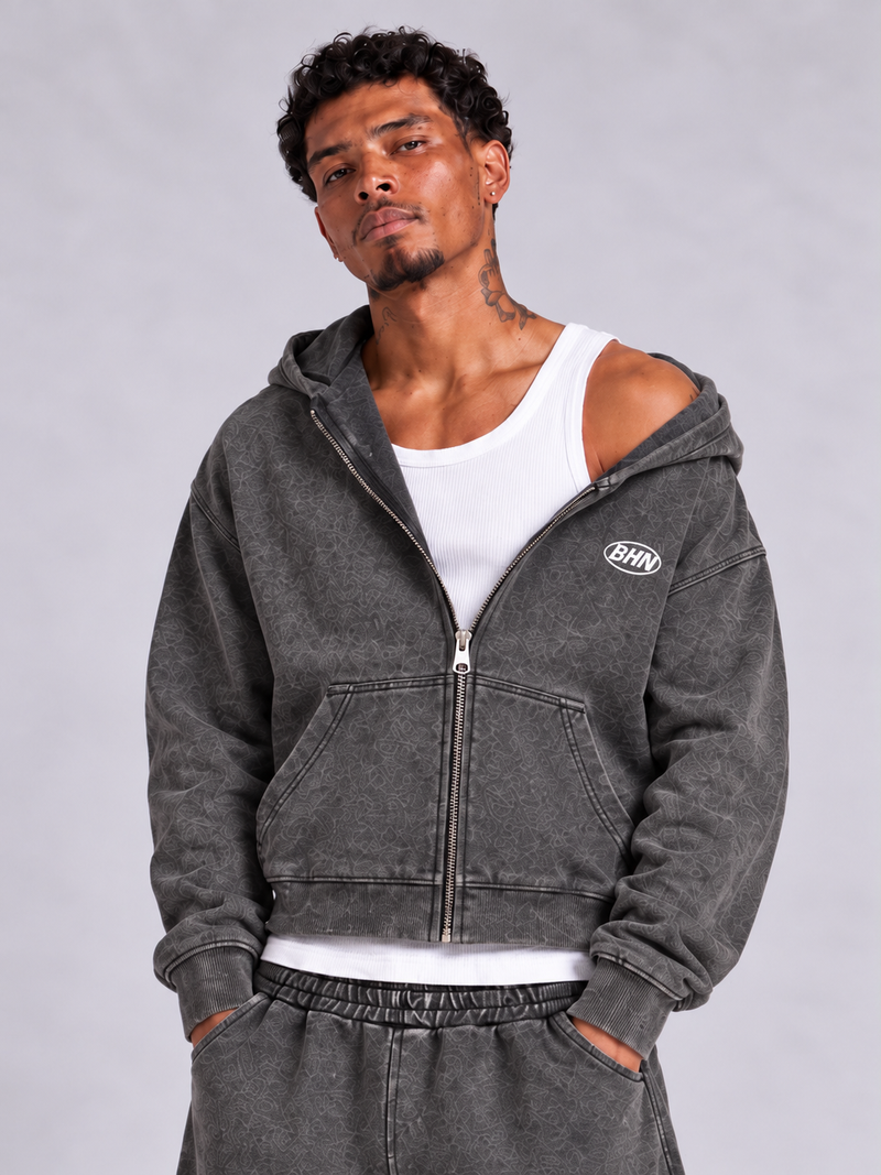 Campera Boxy Lavada