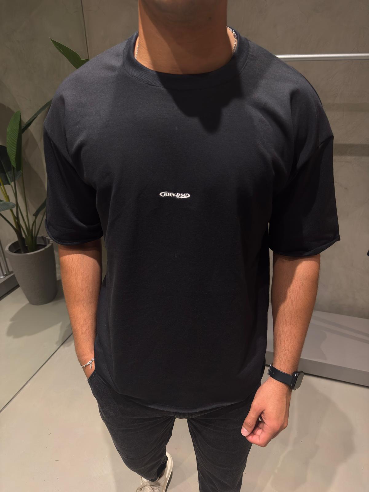 Remera Algodón Pesado BHN Black