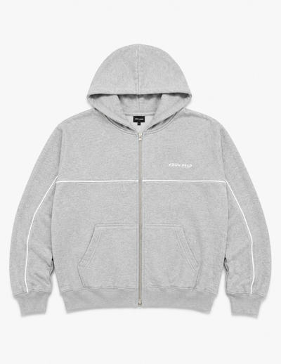 Campera Boxy Raya Gris