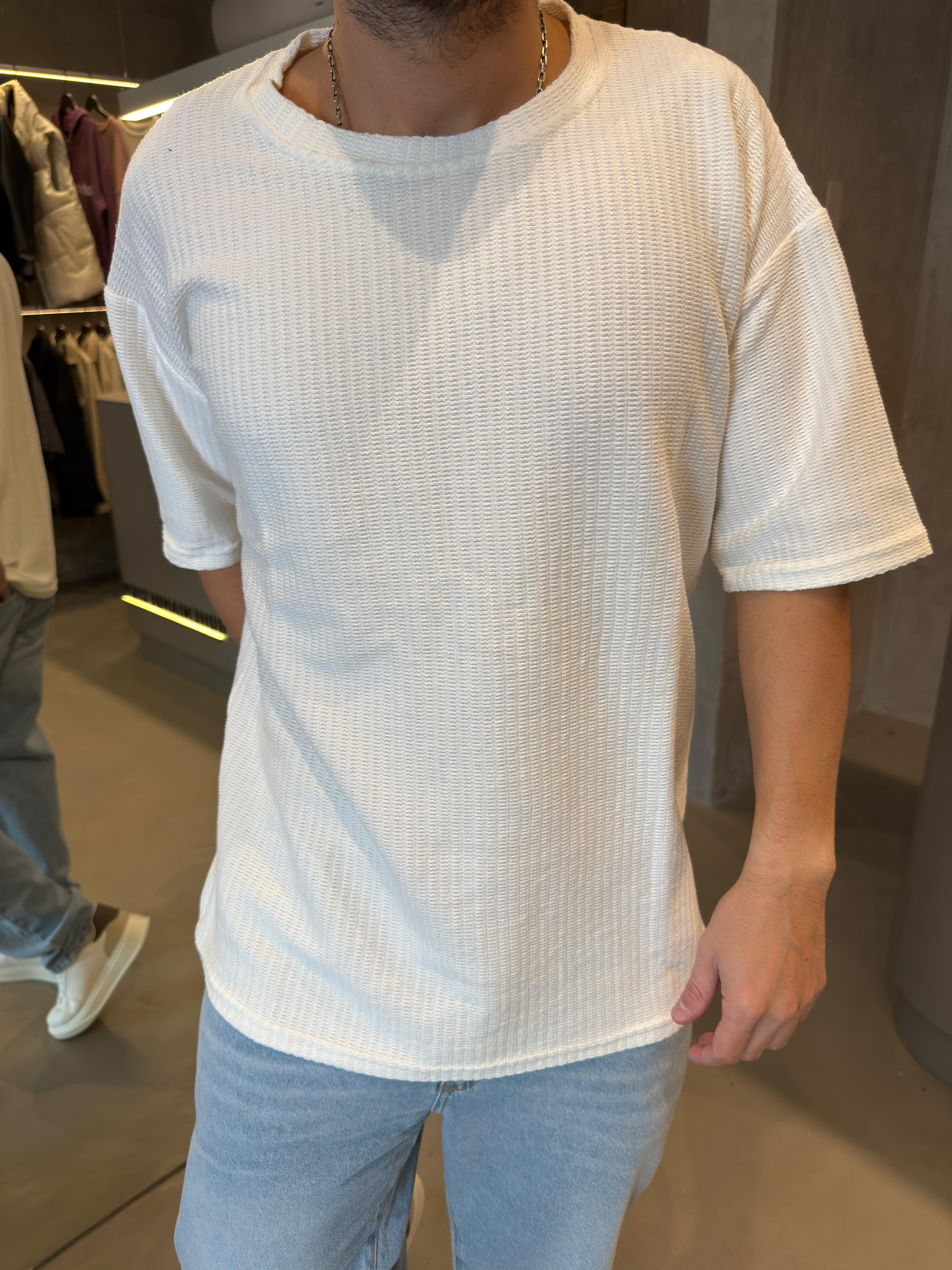 Remera Over Mykonos White