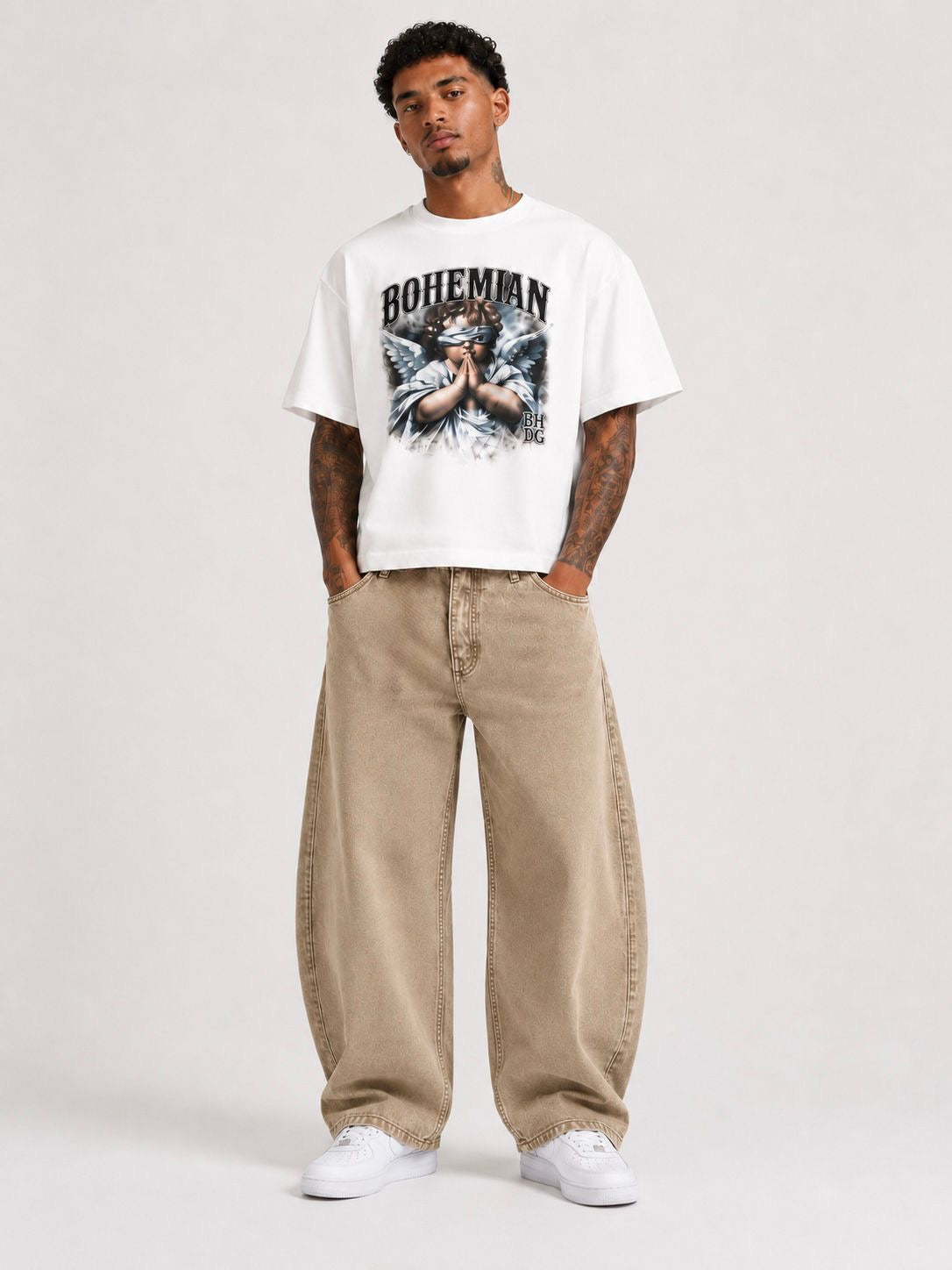 Remera Boxy Ángel Offwhite