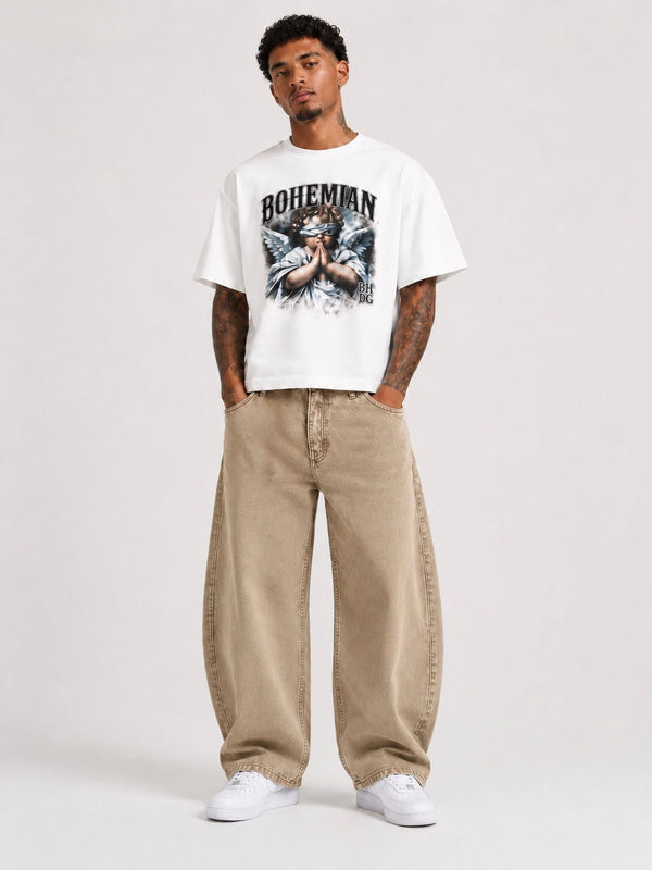 Remera Boxy Ángel Offwhite