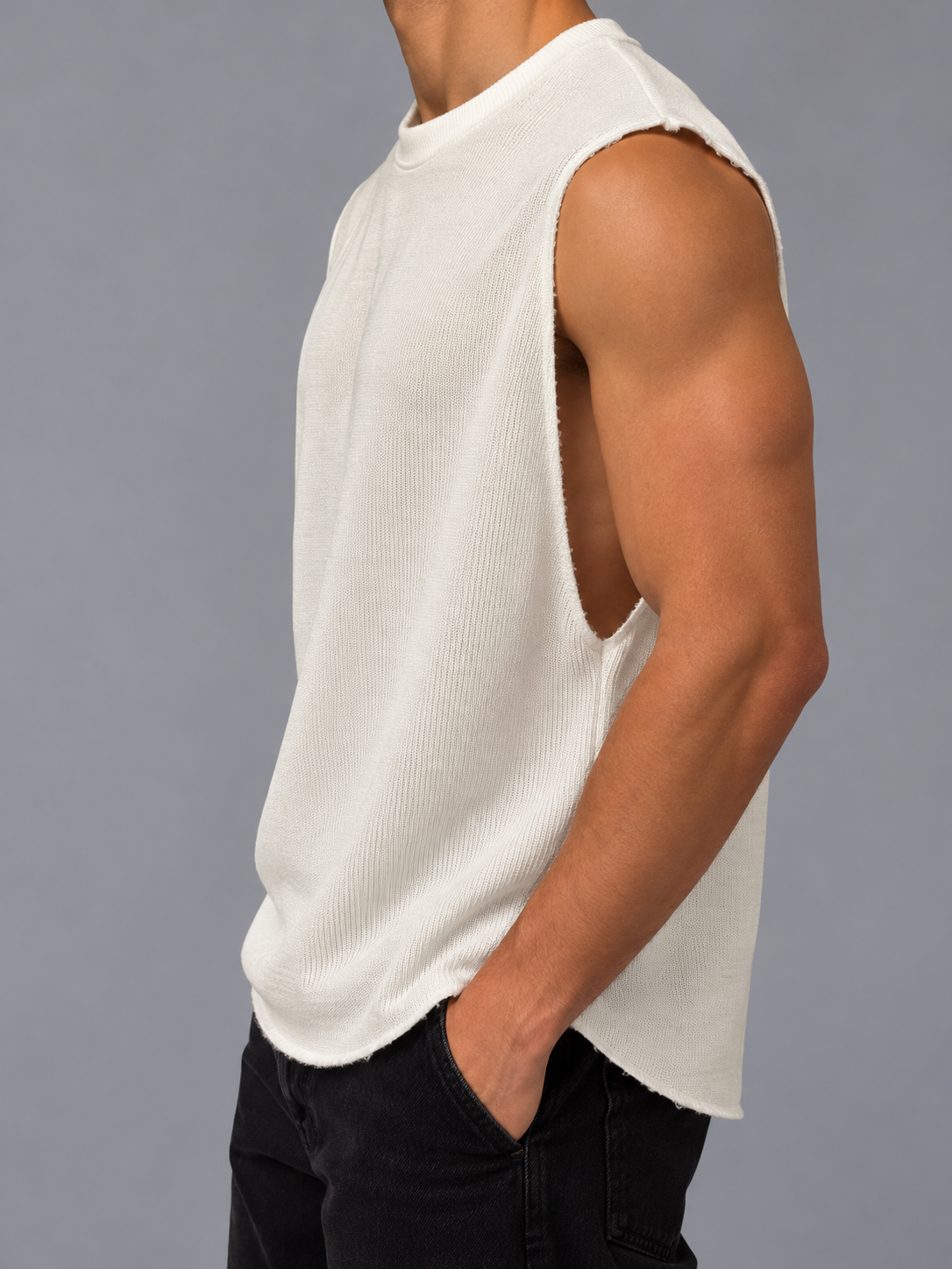 Musculosa Tramada White