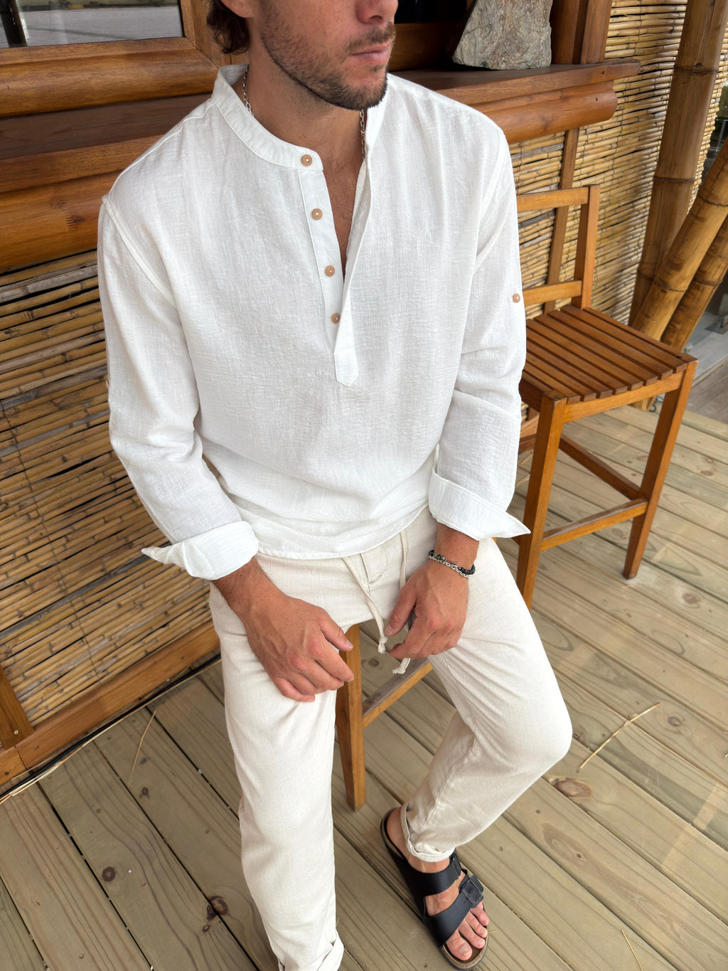 Camisola Mao Blanca