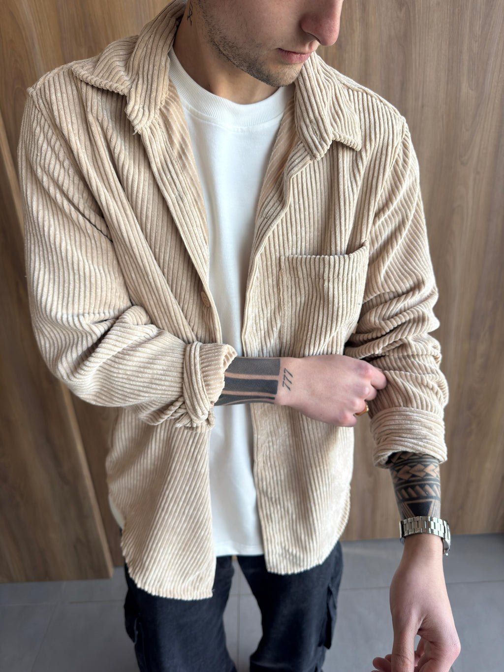 Sobrecamisa Pana Beige