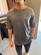 Remera Over Lavada BHN Rosa