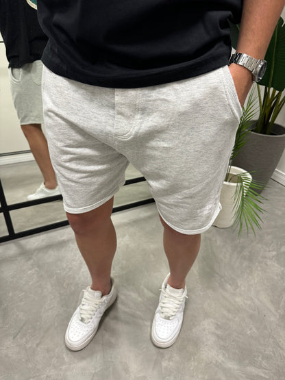 Bermuda Deportiva Gris Claro