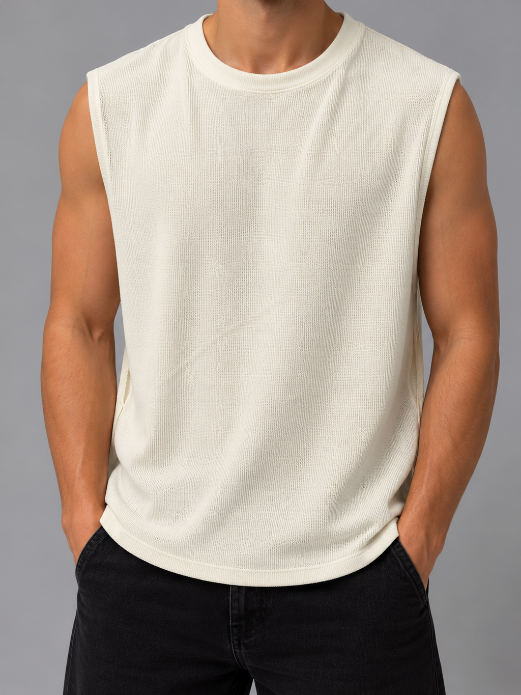 Musculosa Tramada White