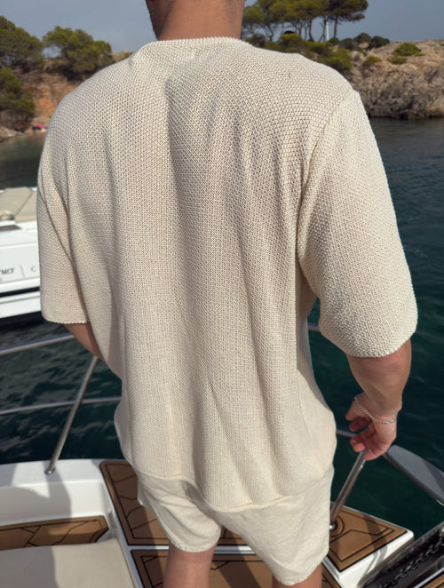 Buzo Tejido Beige