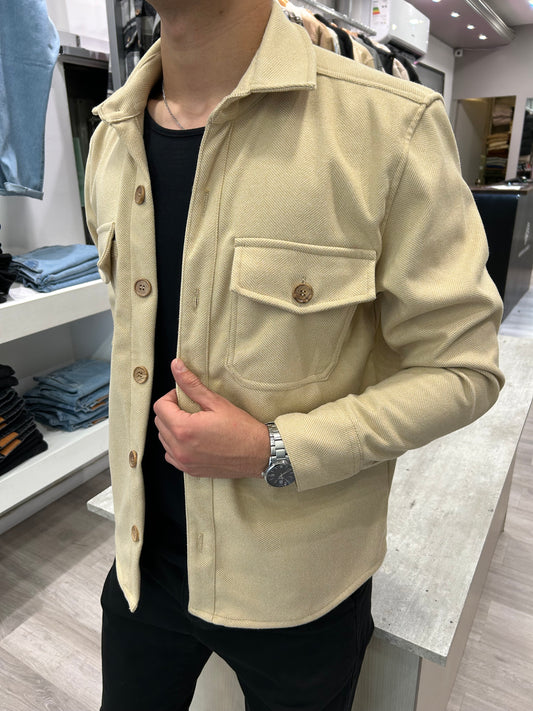 Sobrecamisa Paño Beige