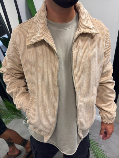 Campera Pana Beige