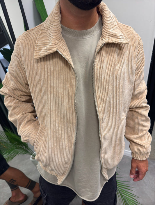 Campera Pana Beige