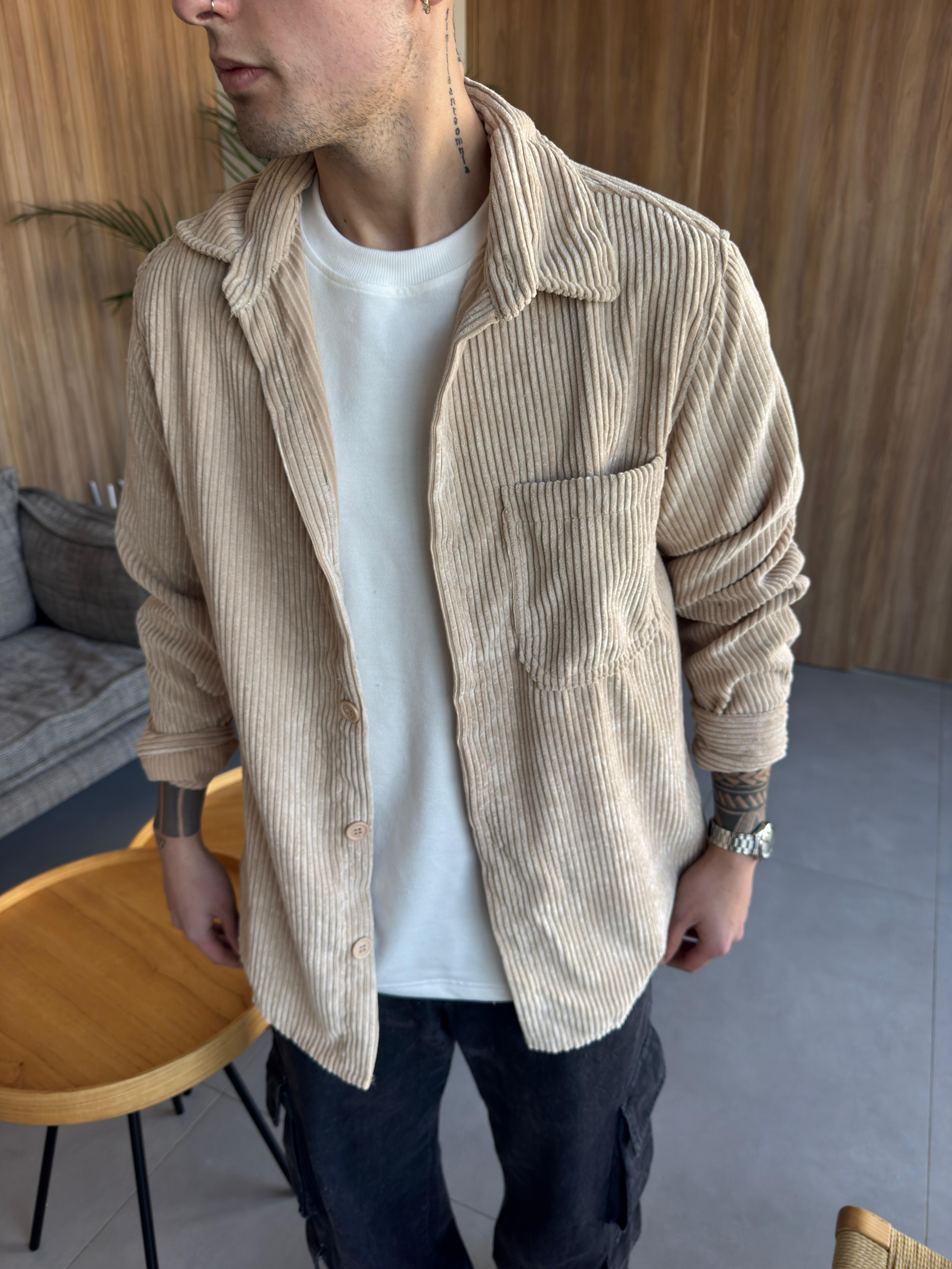 Sobrecamisa Pana Beige