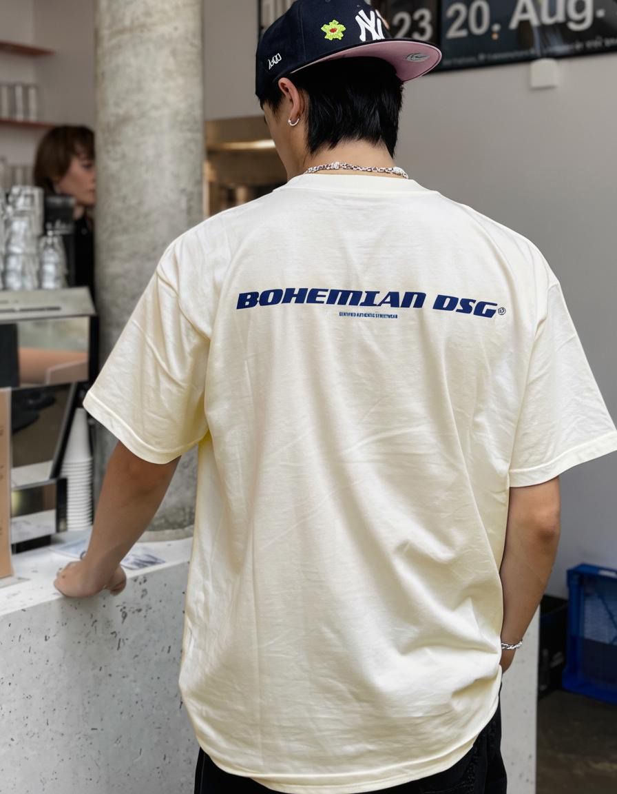 Remera Over BHN Beige