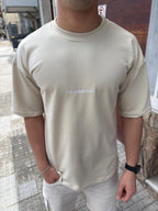 Remera Algodón Pesado Beige