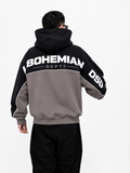 Hoodie Dúo Grey/Black