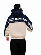 Hoodie Dúo Navy/ Cream
