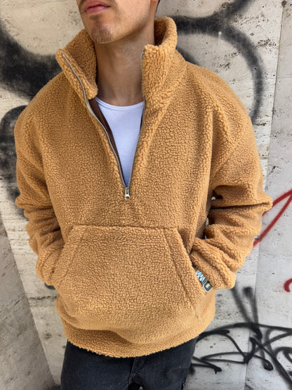 Buzo Corderito Over Beige