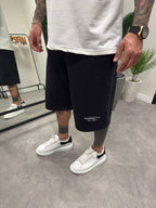 Bermuda BAGGY Deportiva Negro