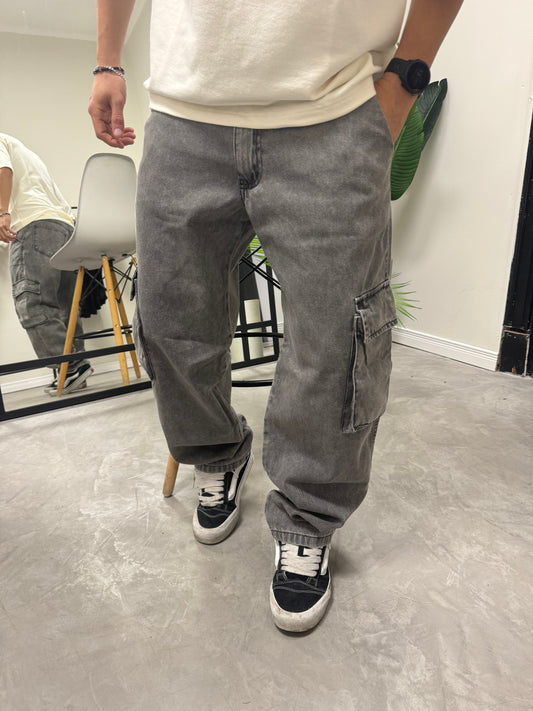 Súper BAGGY Cargo Grey