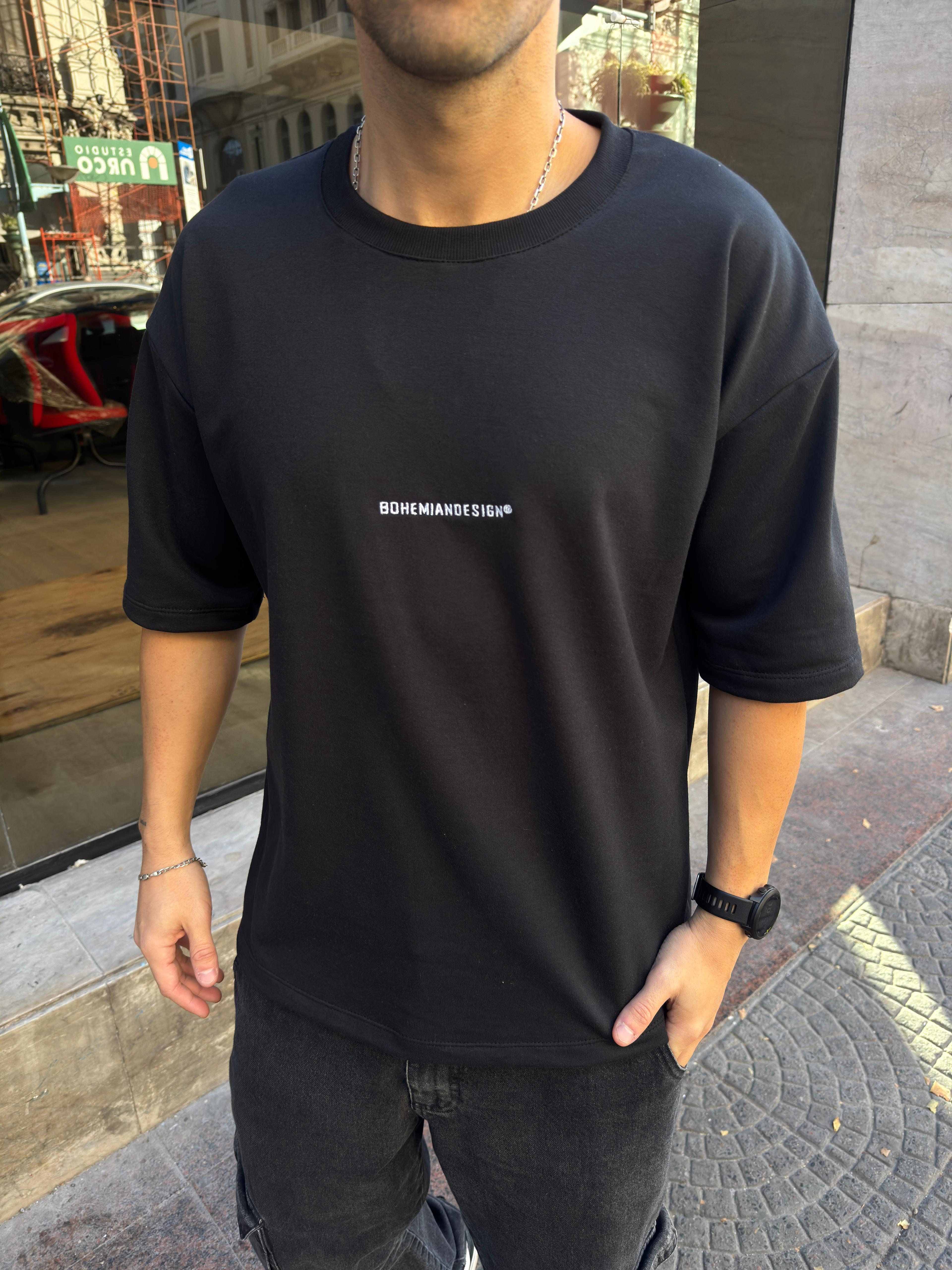 Remera Algodón Pesado Black
