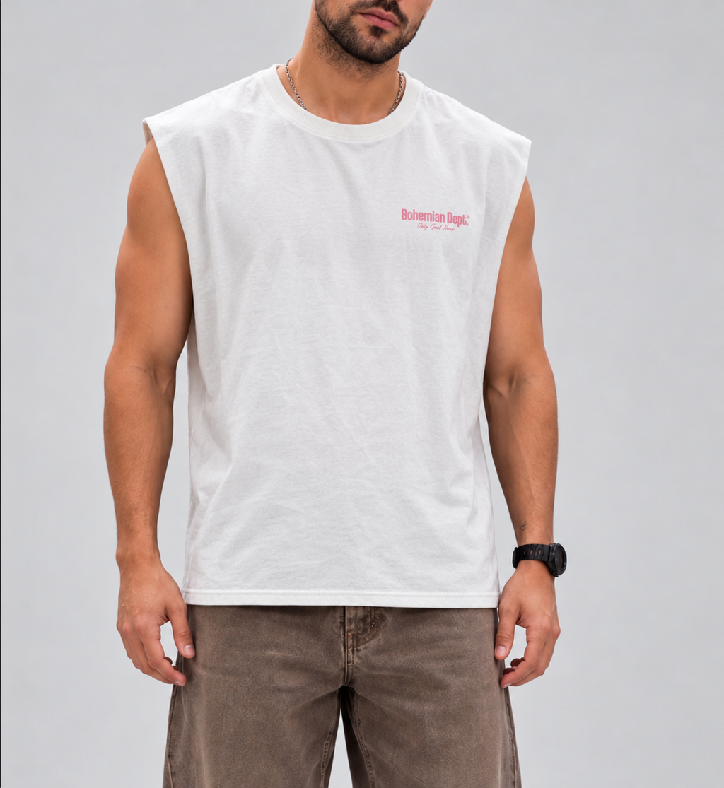Musculosa Algodón Rideordie White