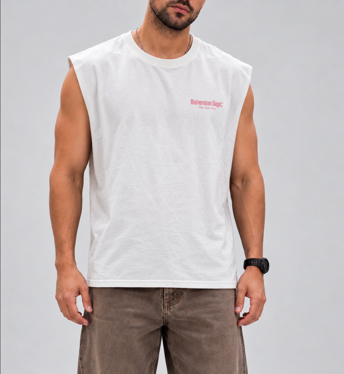 Musculosa Algodón Rideordie White