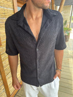 Camisa Tejida Black