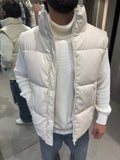 Chaleco Puffer Beige