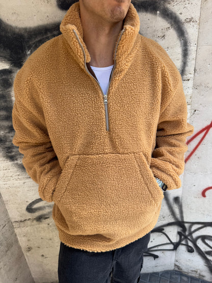 Buzo Corderito Over Beige