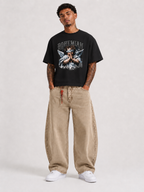 Remera Boxy Ángel Black