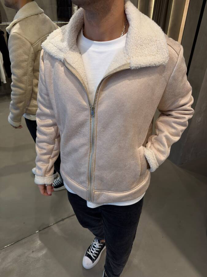 Campera Gamulán Beige