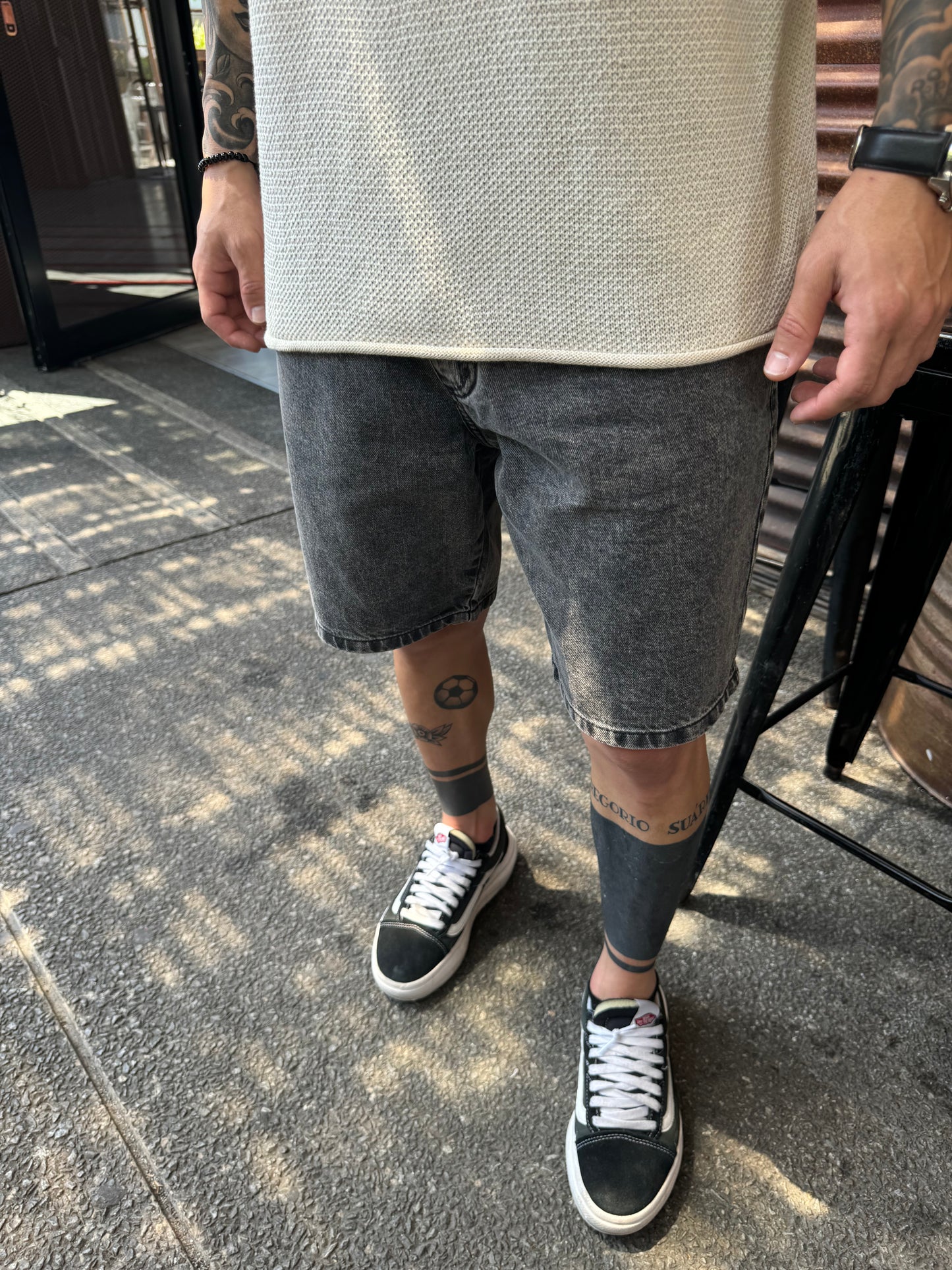 Bermuda Slouchy Grey