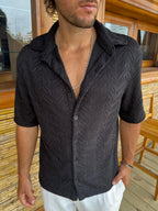 Camisa Tejida Black