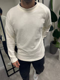 Buzo Hilo Blanco Slim fit