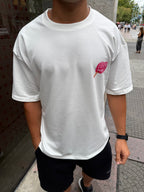 Remera Over Candy Blanca