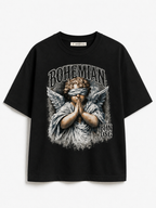 Remera Boxy Ángel Black
