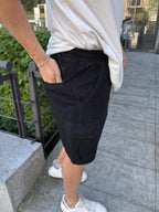 Bermuda Jogger Cargo Black